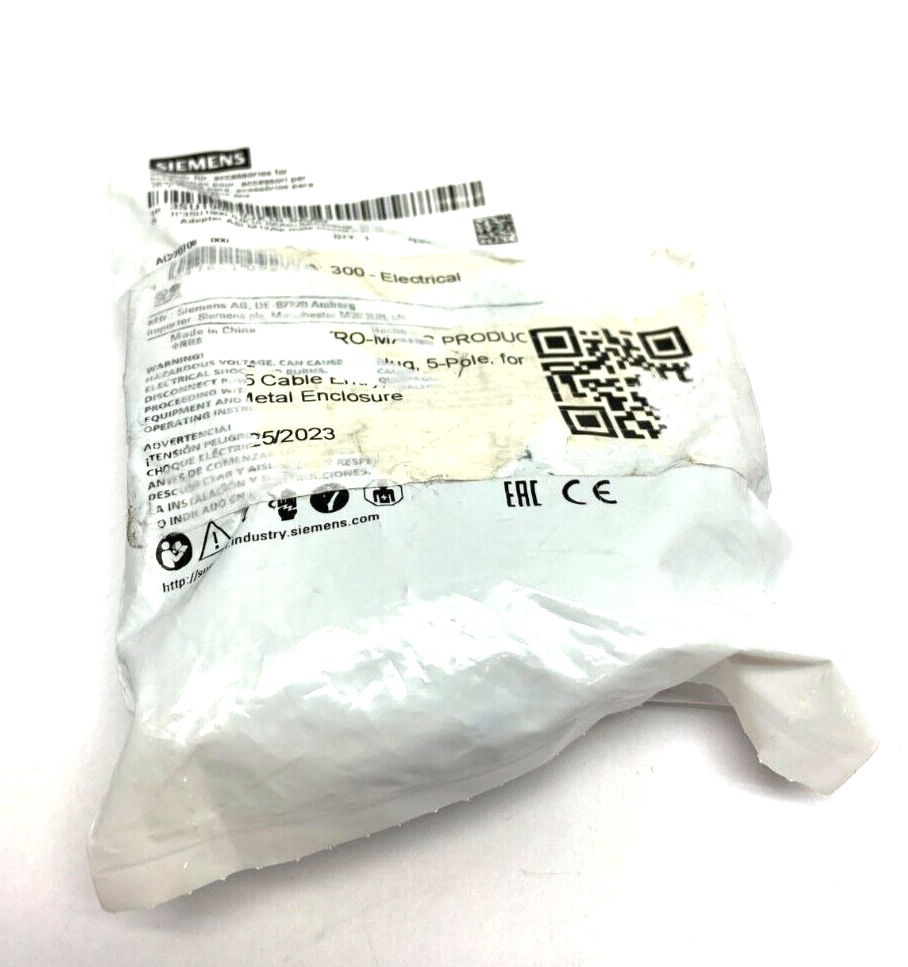 3SU1900-0JK10-0AA0 | Siemens Adapter For M20/M25 Cable Entry M12 5-Pole Connector - New - Maverick Industrial Sales