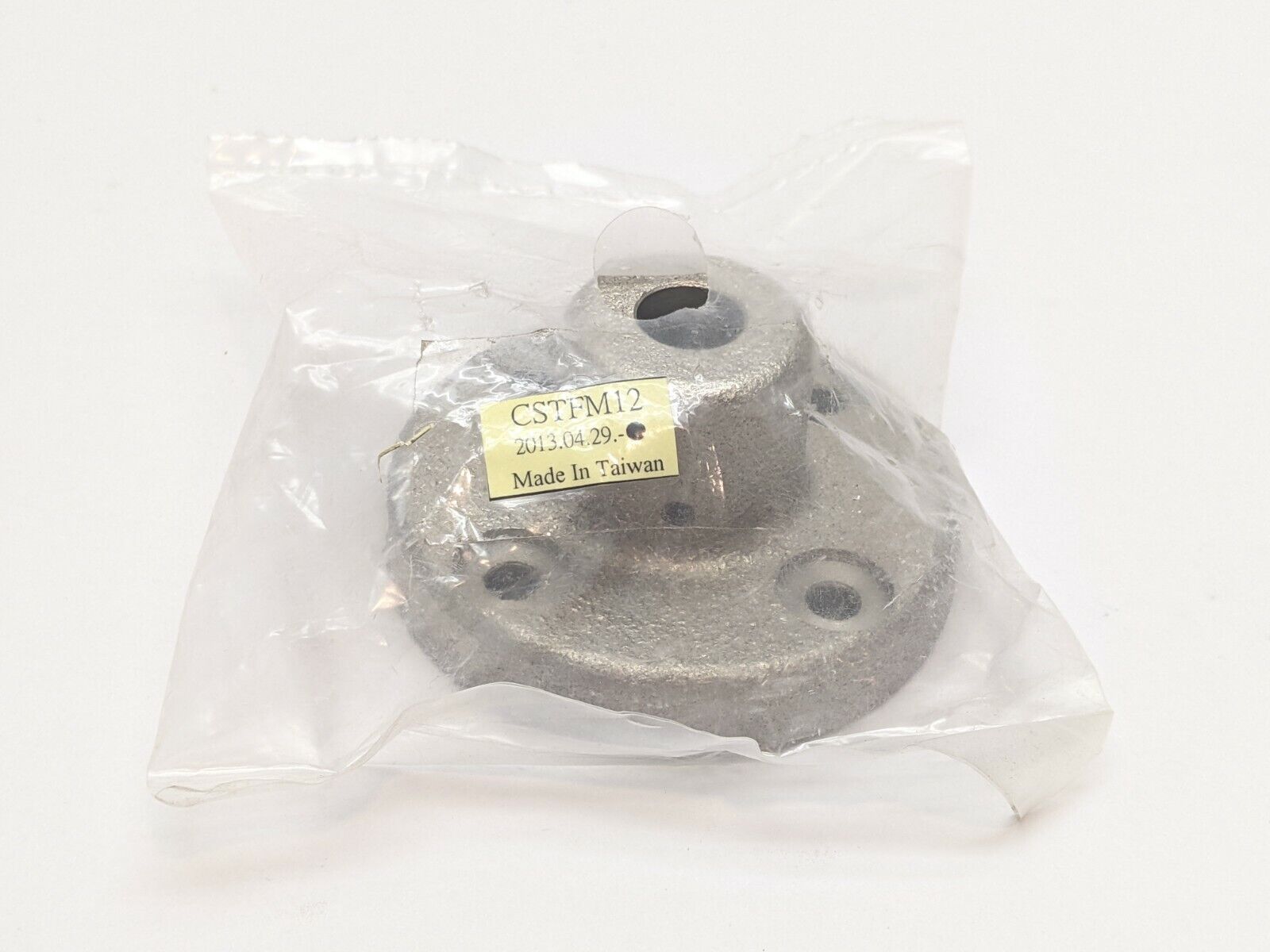 Misumi CSTFM12 Round Flanged Pipe Device Stand 12mm Post Hole - New - Maverick Industrial Sales