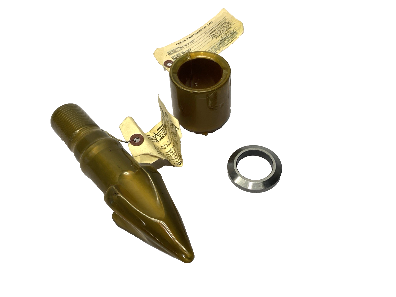 S63NIB | Nissei Injection Mold Screw Tip Assembly 63mm SHELFWARE - New – Open box - Maverick Industrial Sales