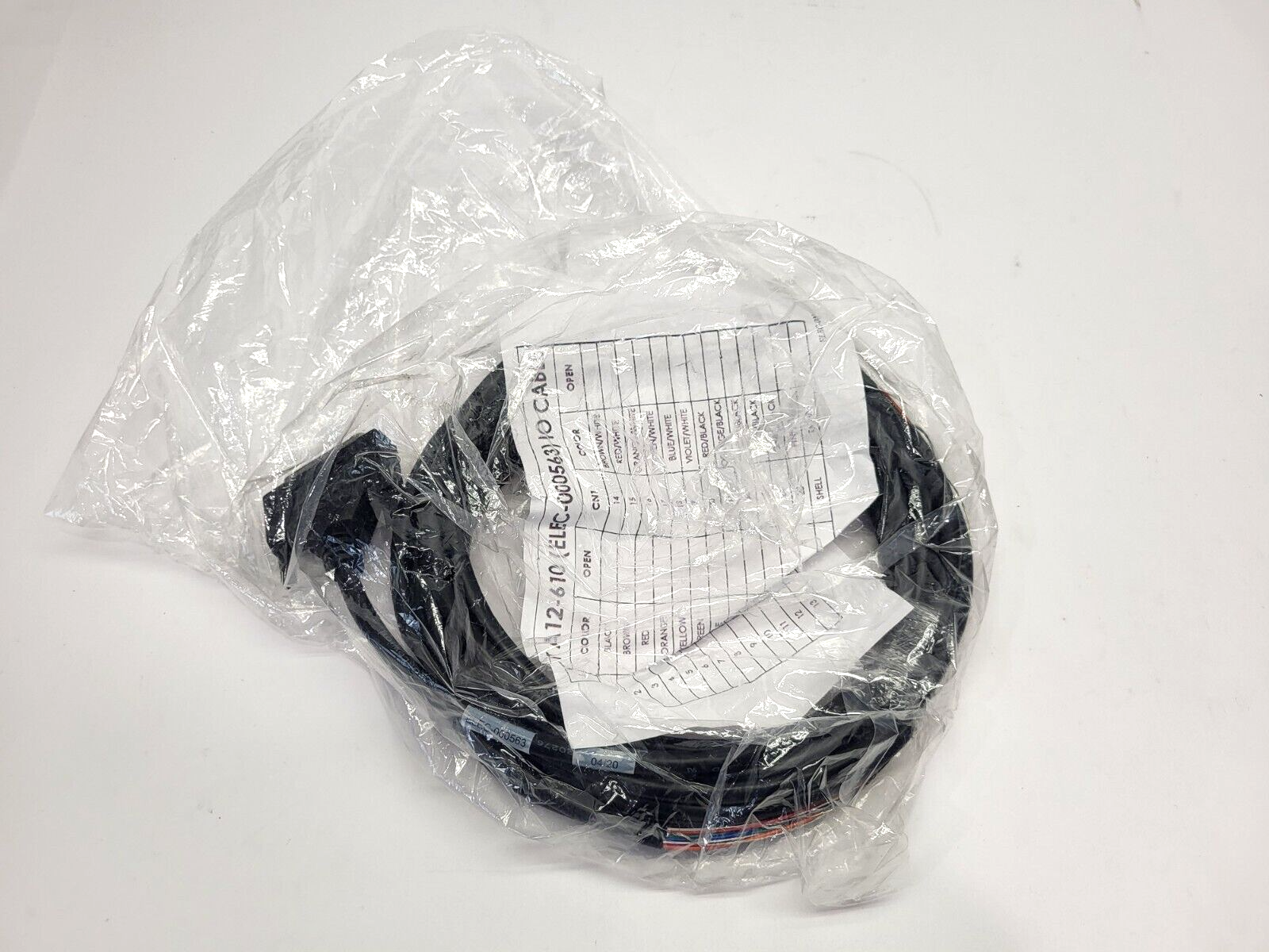 A12-610 I/O Single-Ended Cable ELEC-000563 - New – Open box - Maverick Industrial Sales