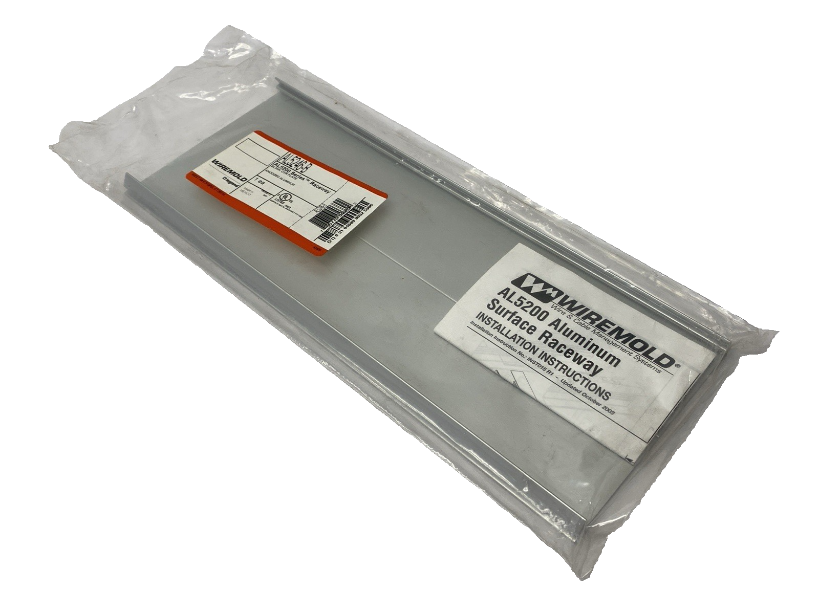 AL5246-B | Legrand Wiremold Aluminum Blank Cover Plate - New - Maverick Industrial Sales