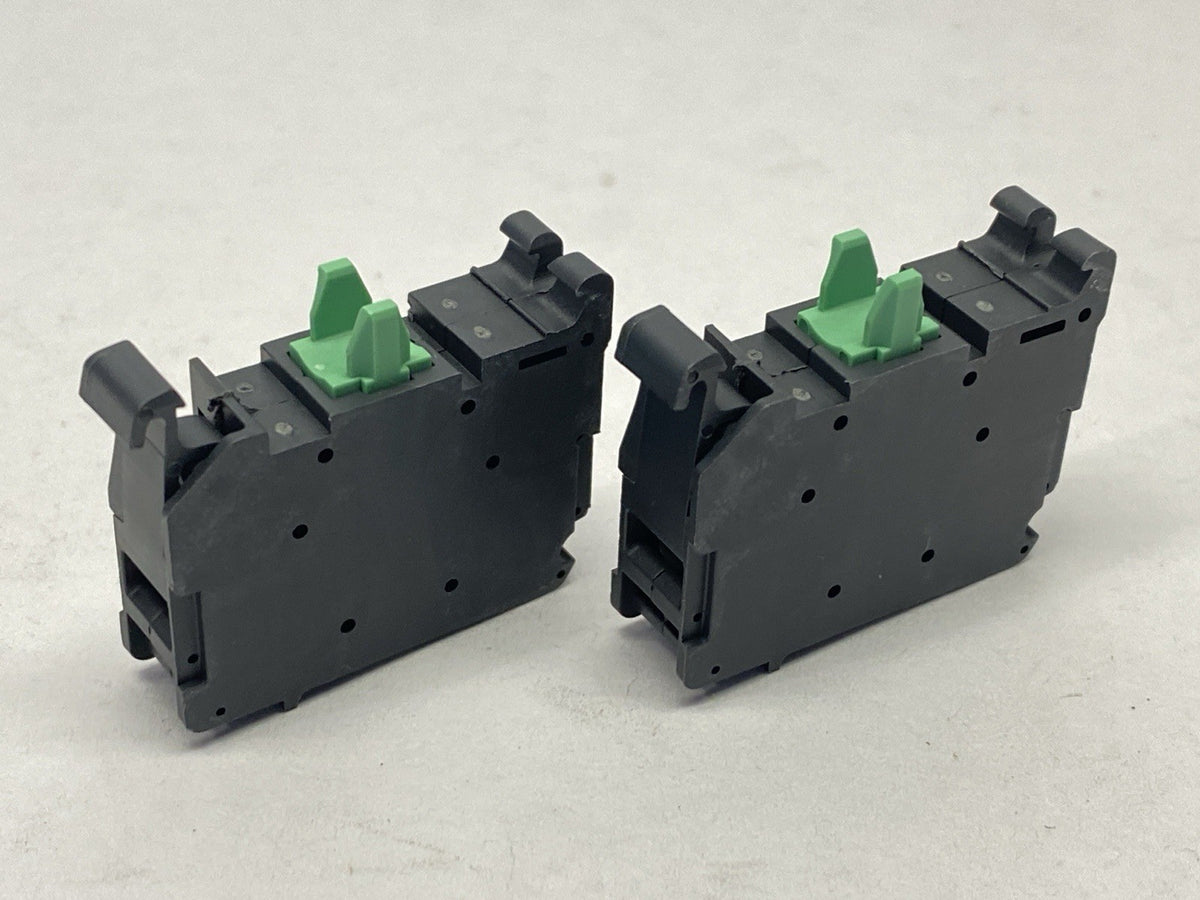 | Allen Bradley 800F-X10 Ser A Contact Block 22.5mm LOT OF 2 - New – Open box - Maverick Industrial Sales