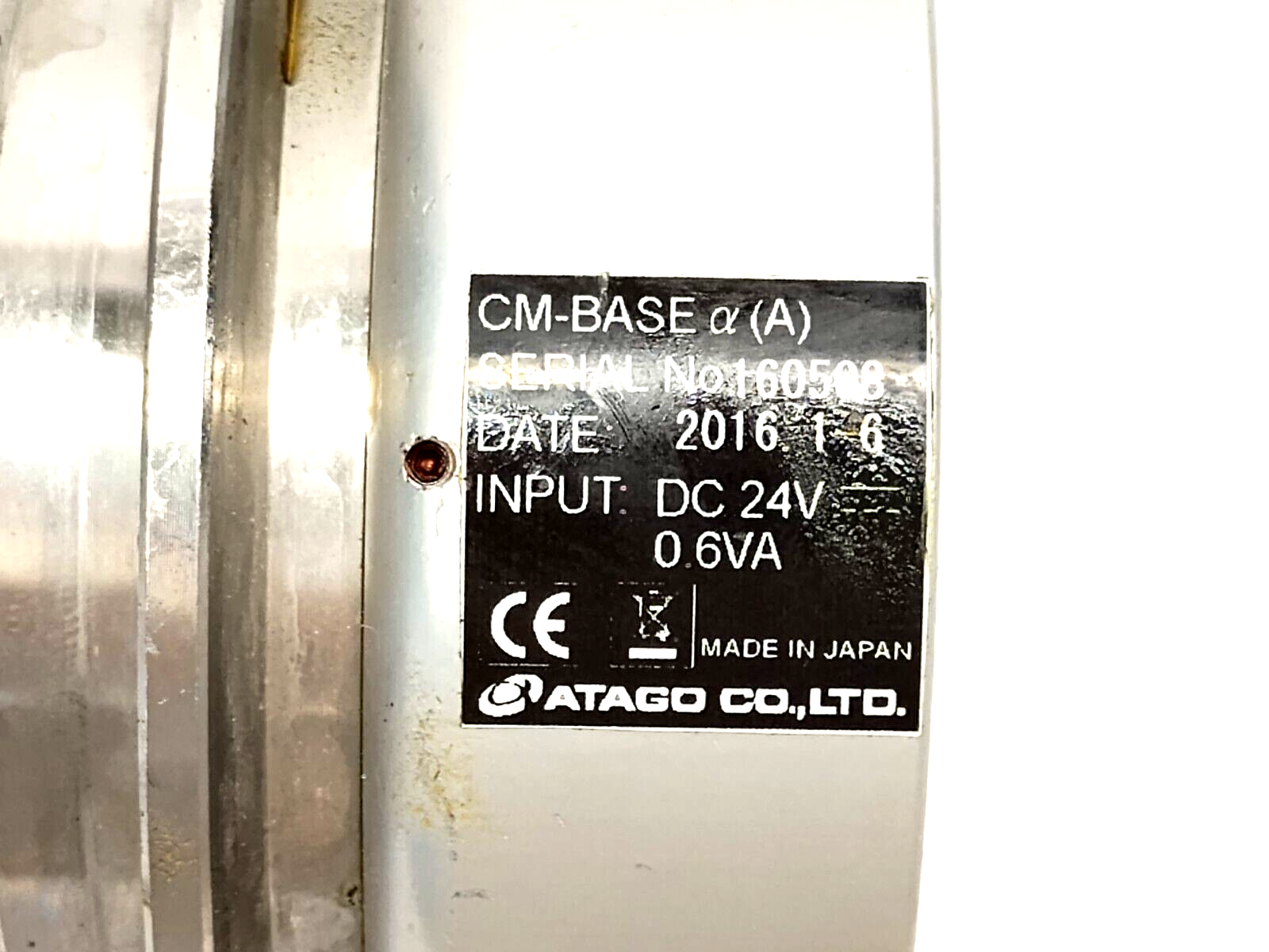 Atago CM-BASEα (A) In-Line Concentration Monitor 24VDC 0.6VA BASE ONLY - For parts or not working - Maverick Industrial Sales