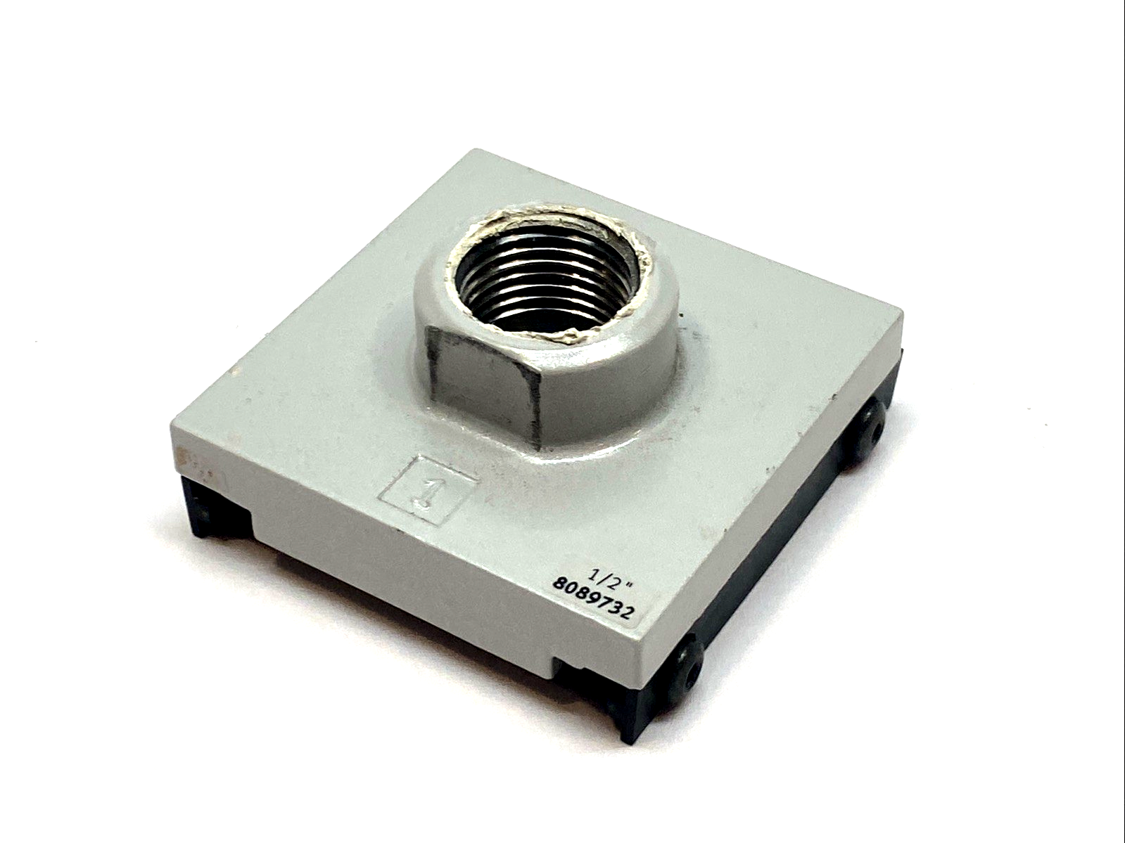 MS6-EM1-1/2 1/2" | Festo Threaded Connection Plate / Shut-Off Module 8089732 - Used - Maverick Industrial Sales