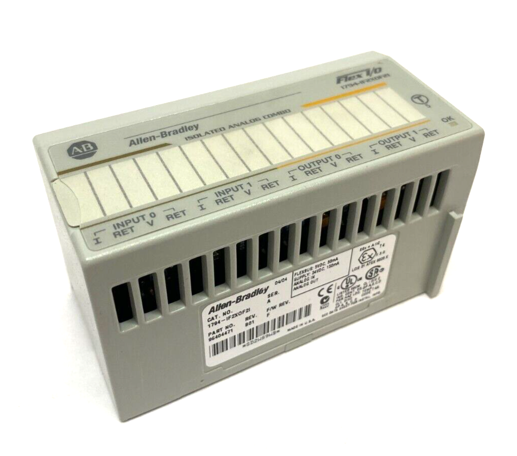 1794-IF2XOF2I | Allen Bradley Ser A Flex I/O Isolated Analog Combination Module - Used - Maverick Industrial Sales