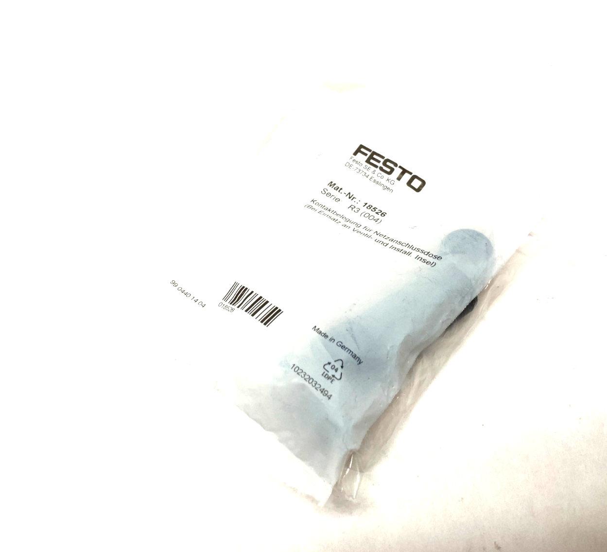 Festo NTSD-GD-13,5 Straight Power Supply Socket Cable Connector 4-Pin 18526 - Maverick Industrial Sales