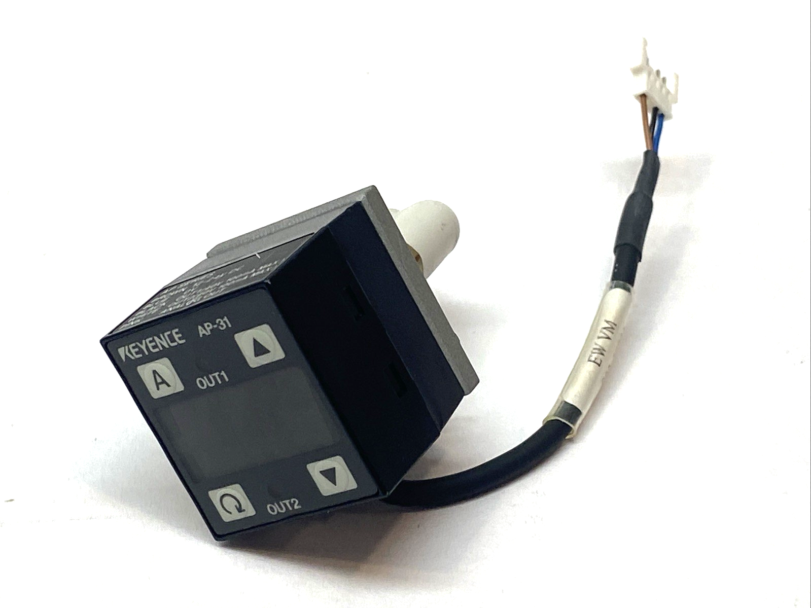 Keyence AP-31 Two-Color Digital Display Pressure Sensor Unit 12-24VDC - Maverick Industrial Sales
