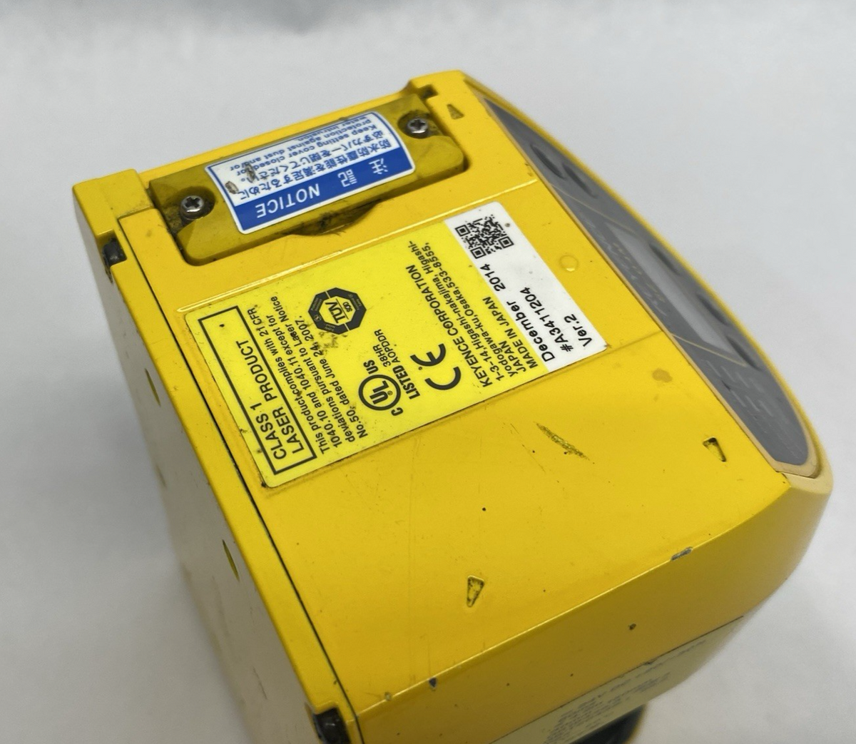 SZ-04M | Keyence Safety Laser Scanner Main Unit, Multi-function Type, SZ Series - Used - Maverick Industrial Sales