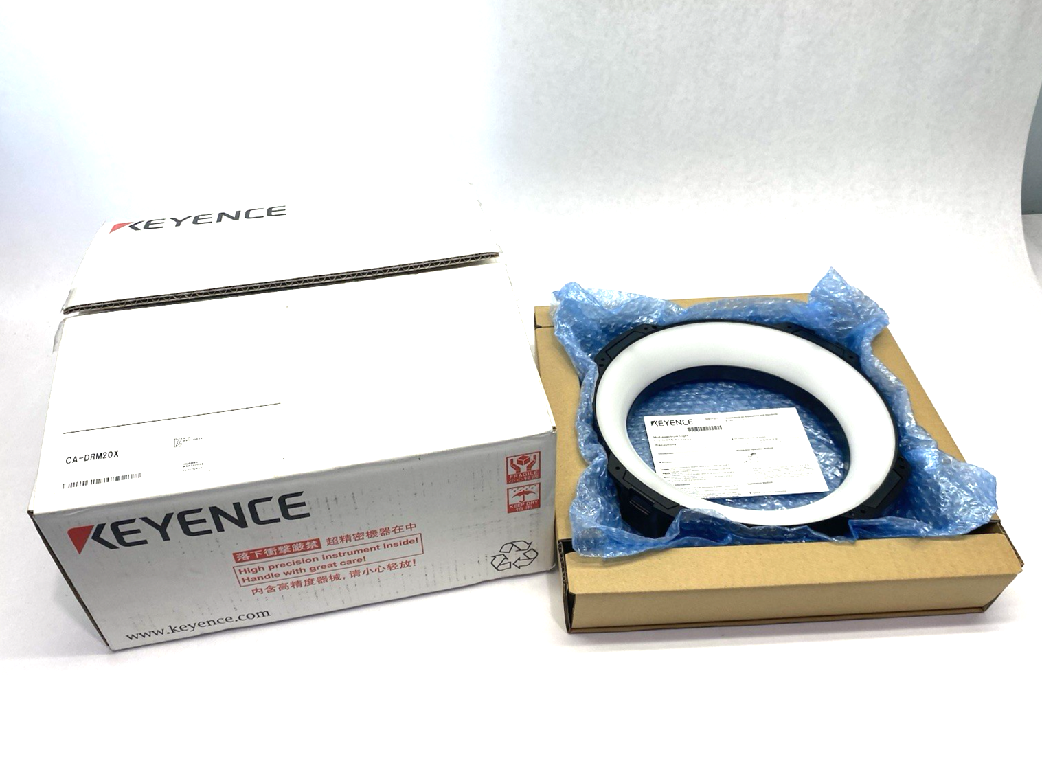 CA-DRM20X | Keyence Multi-spectral lighting Ring Illuminator (200 mm) - New – Open box - Maverick Industrial Sales