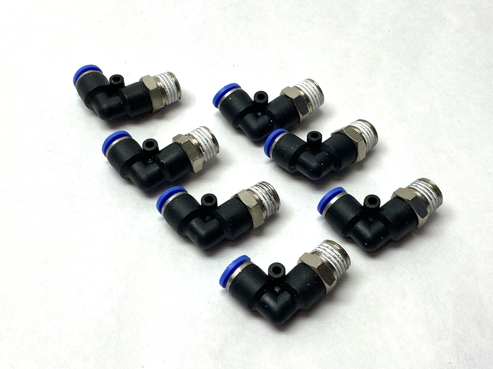 MTL 1/4-N03 Push to Connect Elbow Male Fittings LOT OF 7 - New – Open box - Maverick Industrial Sales
