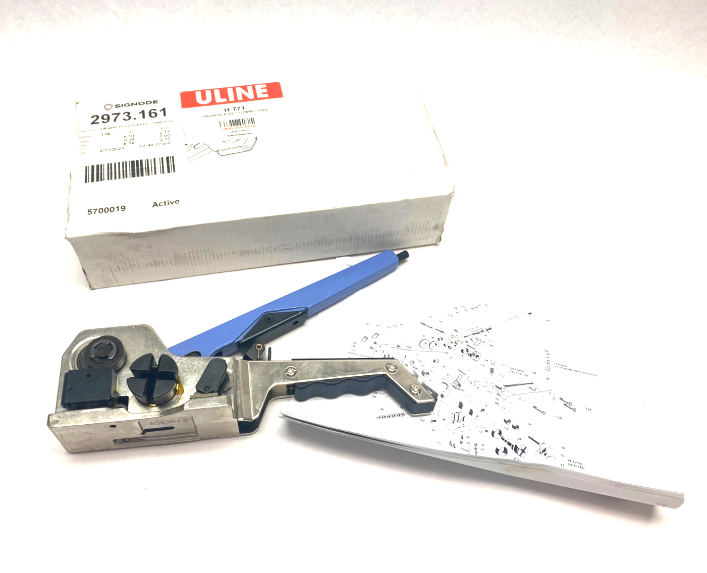 Signode 2973.161 ULine H-771 Orgapack 1/2" Poly Combination Tool OR-4000.13 - Maverick Industrial Sales