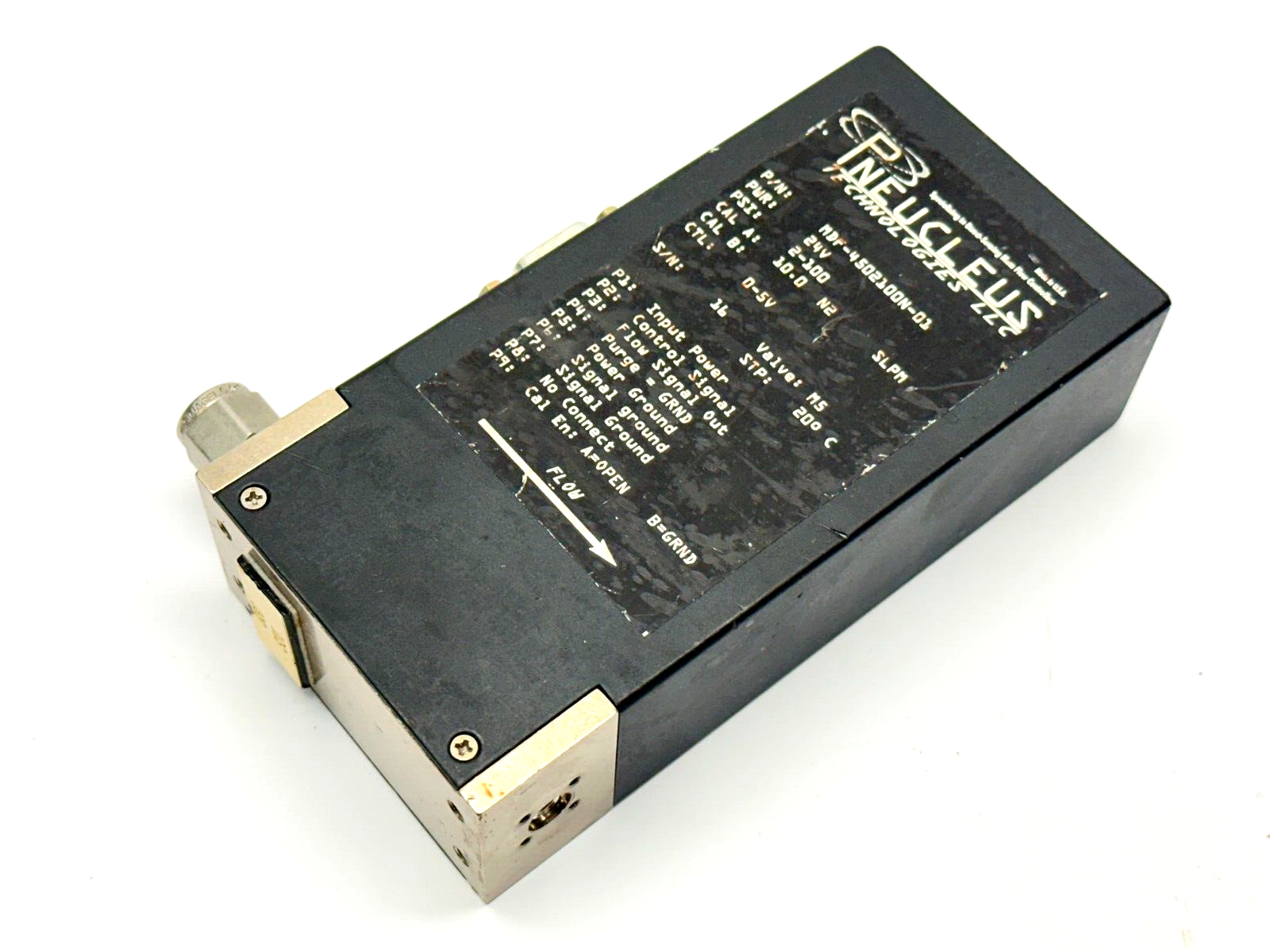 Pneucleus MDF-4502100N-01 Mass Flow Controller - For parts or not working - Maverick Industrial Sales