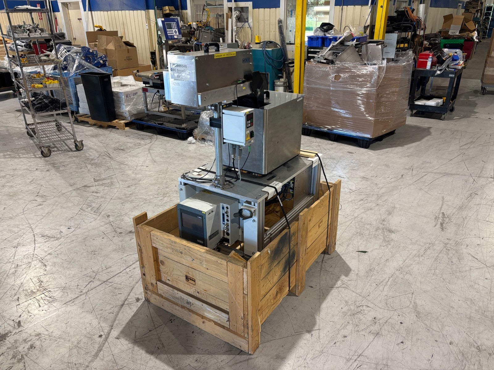Weber ZEL240 Vibratory Screw Feeder System MFS168 SOR 3, C30S Controller - Maverick Industrial Sales