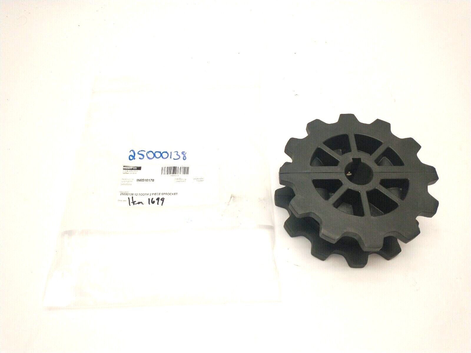 Knapp 25000138 12 Tooth 2 Piece Sprocket - New – Open box - Maverick Industrial Sales