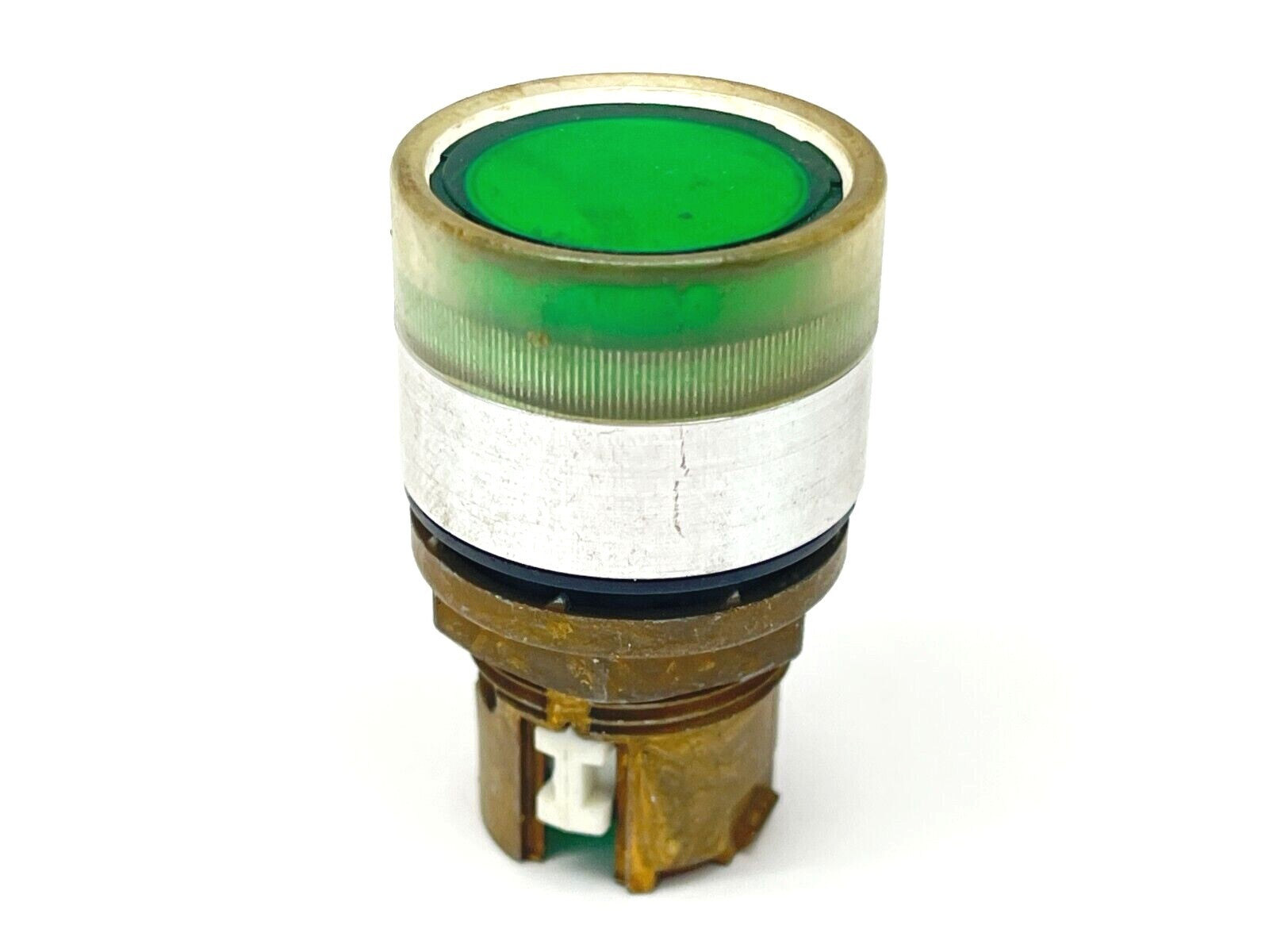 Allen Bradley 800EM-LF3 Momentary Illuminated Push Button Green - Maverick Industrial Sales