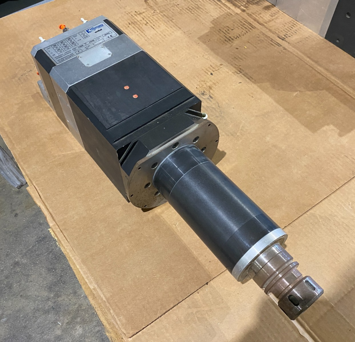 OMLAT Homag 986355 Motorized Spindle 24000 Max rpm 12kW - Used - Maverick Industrial Sales