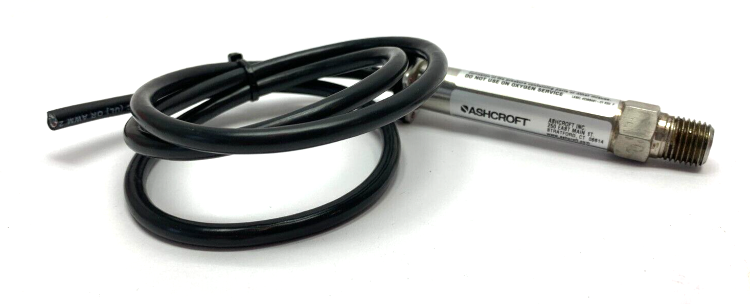 161327 | Ashcroft Pressure Transducer 60psig 10-36 Vdc 4-20mA - Used - Maverick Industrial Sales
