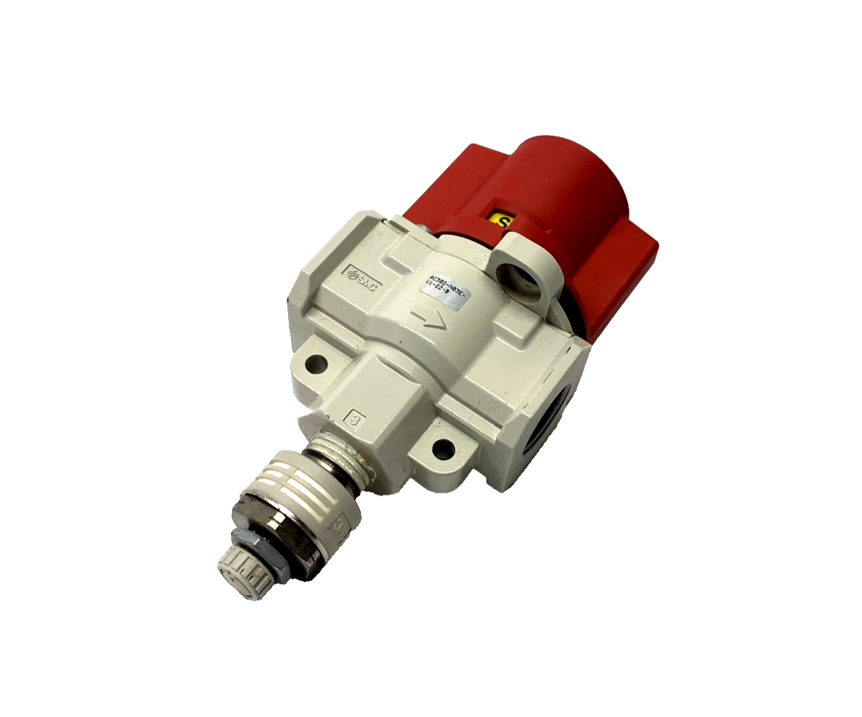 VHS30-N03A-Z | SMC 3-port Manual Pneumatic Relief Valve 3/8" NPT - Used - Maverick Industrial Sales
