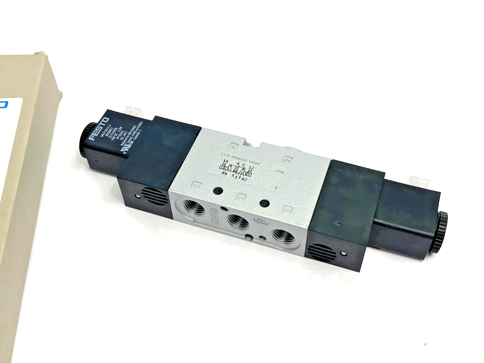 Festo VUVS-L25-B52-D-G14-F8-1C1 Solenoid Valve 5/2, Bistable 575518 - Maverick Industrial Sales