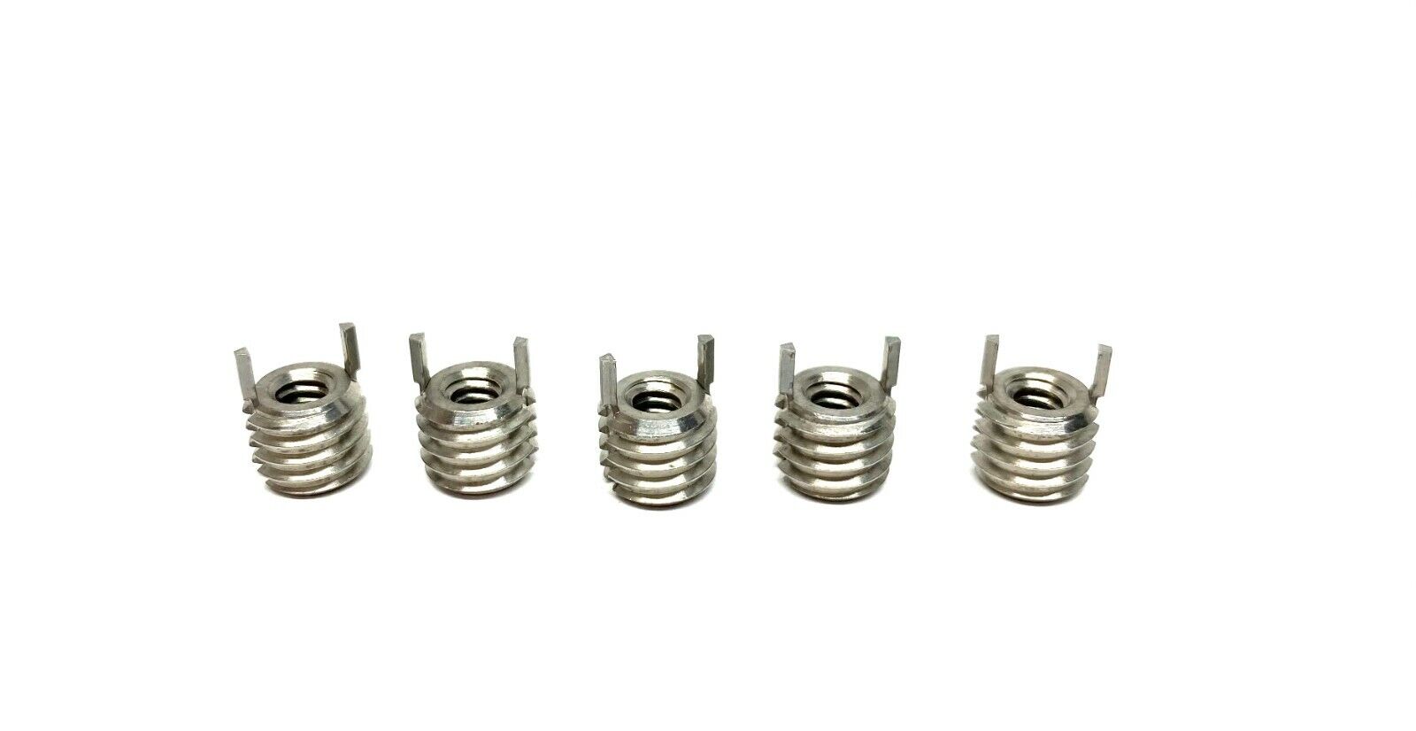 Jergens 26301 Heavy Duty Keylocking Insert 10-24 Int x 3/8"-16 Ext LOT OF 5 - Maverick Industrial Sales