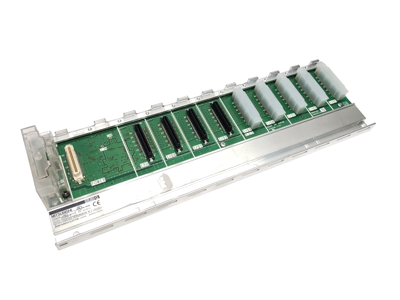 Mitsubishi Q38B-E MELSEC-Q Base Unit/Modular PLC Rack 8 I/O Slots - Used - Maverick Industrial Sales