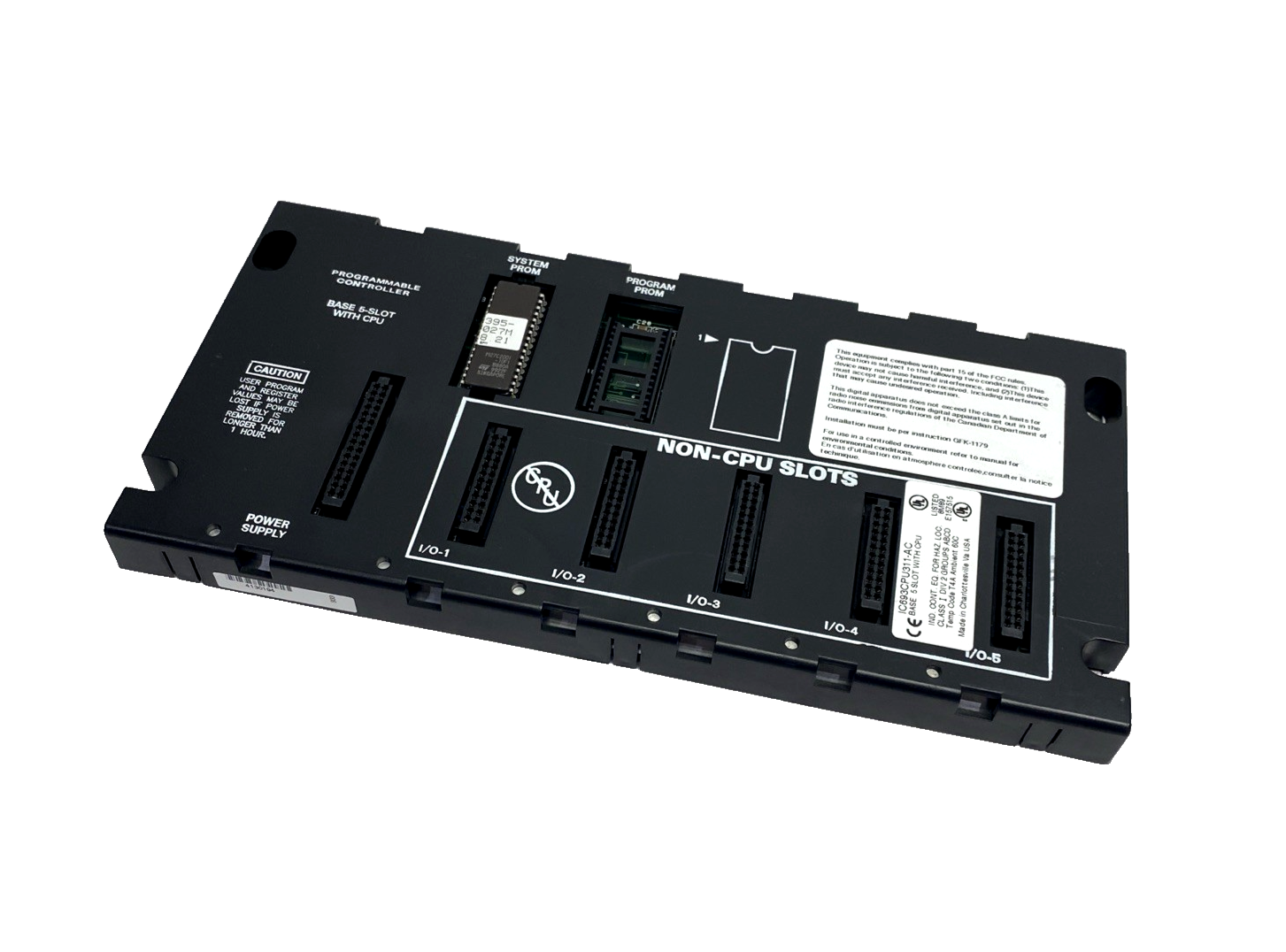 GE Fanuc IC693CPU311-AC Programmable Controller 5-Slot Base Module With CPU - Maverick Industrial Sales