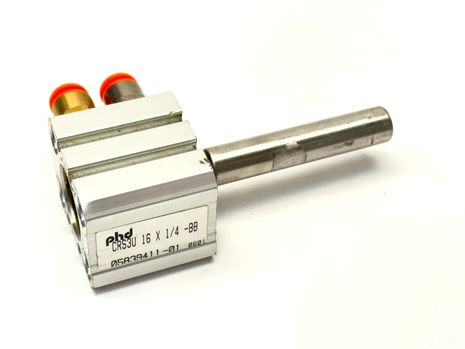 PHD CRS3U 16X1/4-BB Pneumatic Cylinder 16mm Bore 1/4" Stroke - Used - Maverick Industrial Sales