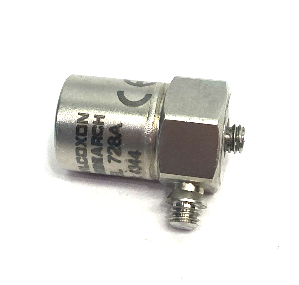 728A | Wilcoxon Research Compact IEPE Accelerometer, High Sensitivity 500 mV/g- Used - Maverick Industrial Sales