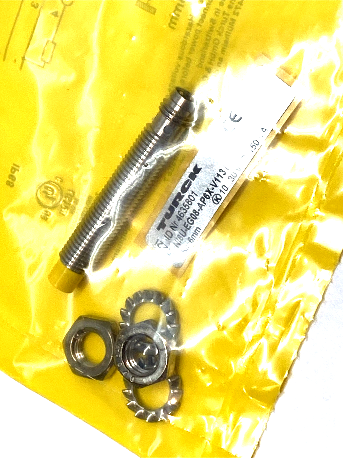 Turck NI6U-EG08-AP6X-V1131 Inductive Sensor M8 6mm PNP NO IP68 - Maverick Industrial Sales