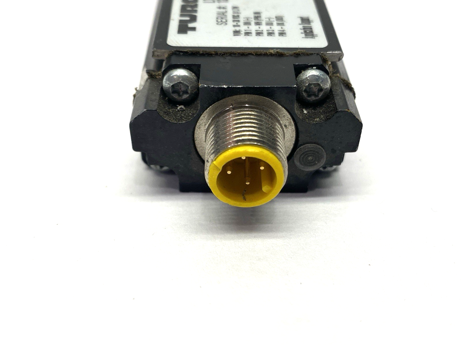LT12E-Q21-LU0X3-H1141 | Turck Linear Transducer EZ-Track 4-Pin M12 LT0101 - For parts or not working - Maverick Industrial Sales