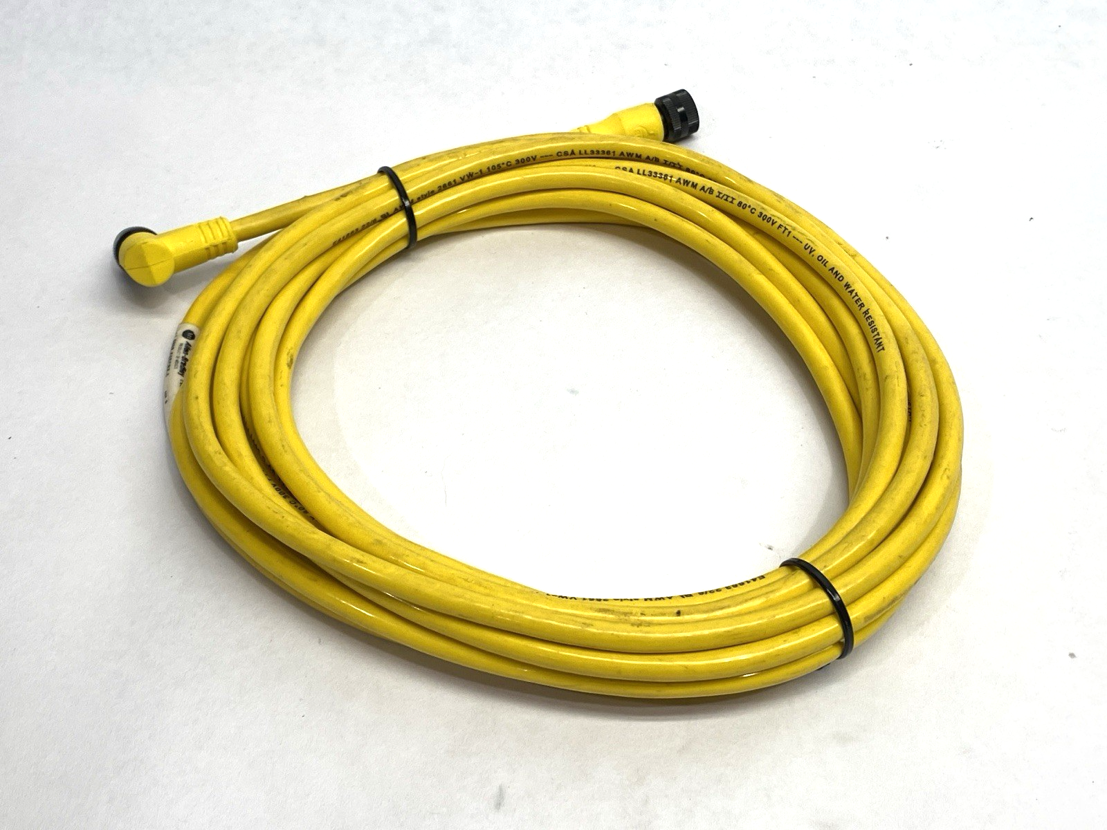 889R-F6ECRE-5 | Allen Bradley Ser. B Double End AC Micro Cable F/M M12 5m - Used - Maverick Industrial Sales