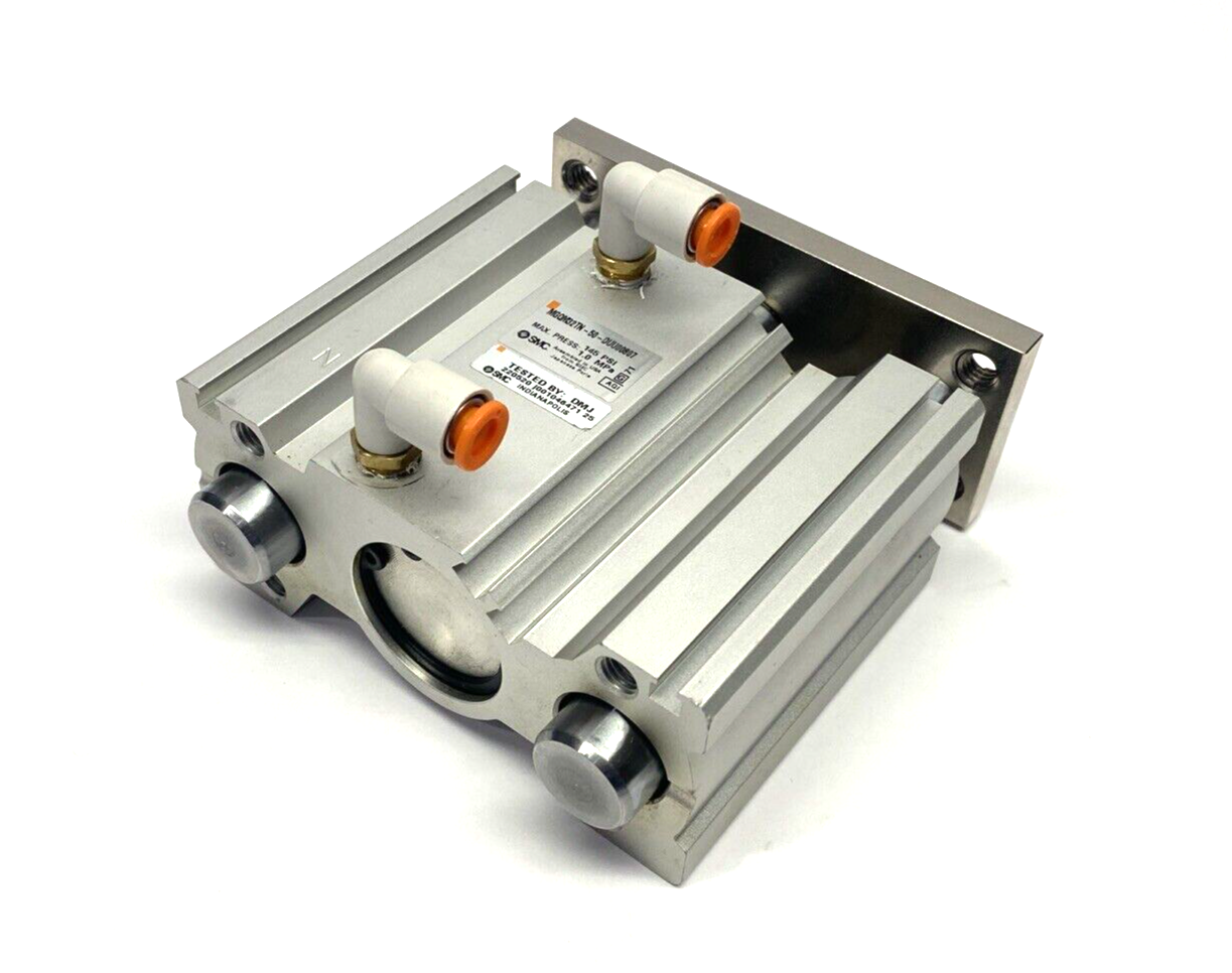 SMC MGQM32TN-50-DUU00807 Compact Guided Cylinder 32mm Bore 50mm Stroke - Maverick Industrial Sales