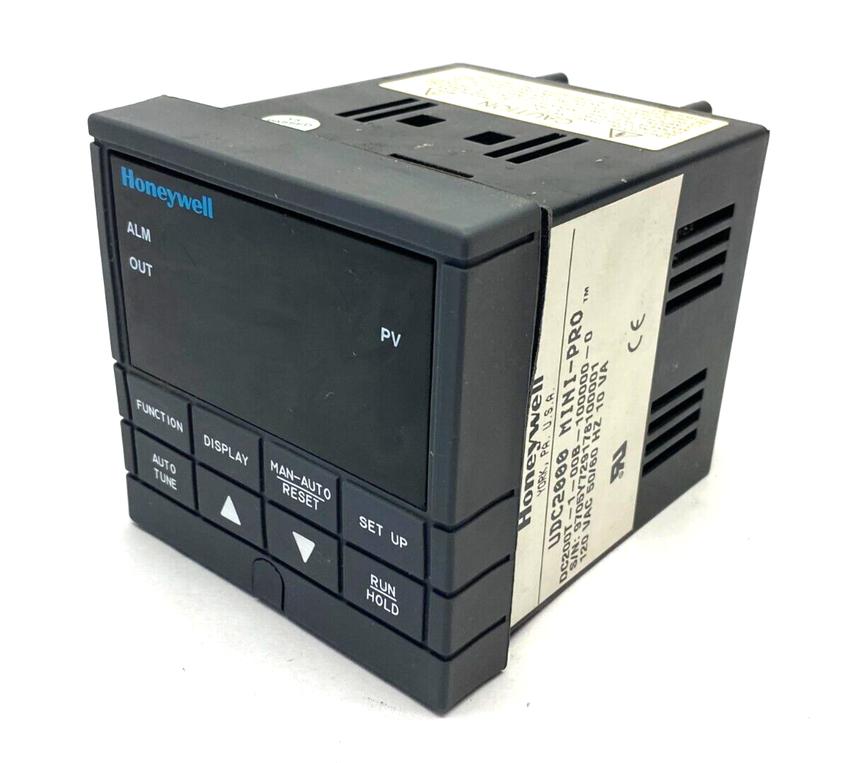 Honeywell DC200T-1-00B-100000-0 MINI-PRO Mini Temp Controller 120VAC UDC2000 - Used - Maverick Industrial Sales
