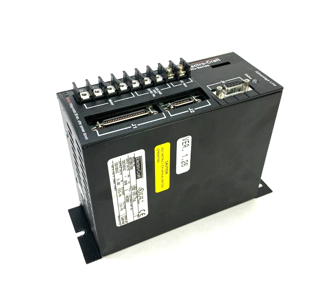 Electro-Craft 48228001/005 BRU Ser Advantage Line Servo Drive 1-Phase 9101-1748 - Maverick Industrial Sales