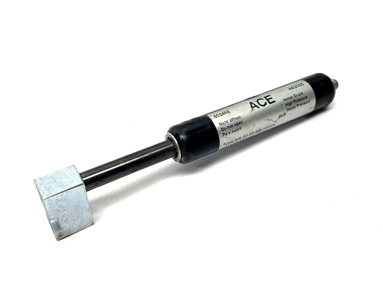 Ace Controls GS-22-50-BB-1000N Industrial Gas Spring 292 Lb. Extension Force - Maverick Industrial Sales