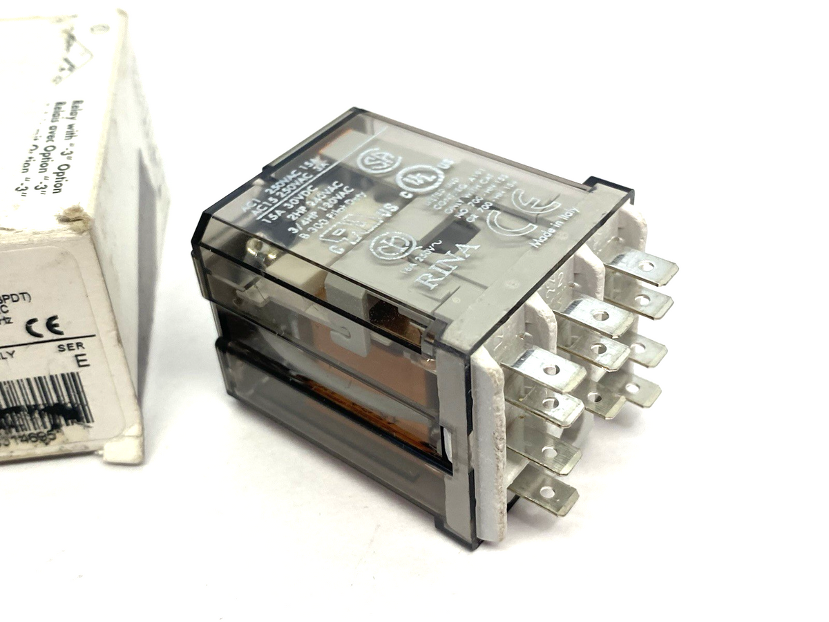 700-HB33A1 | Allen Bradley Ser. E General Purpose Relay, Blade Base- New – Open box - Maverick Industrial Sales