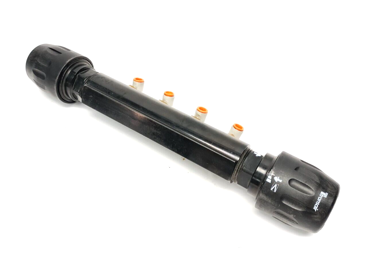 Parker 6651 40 12 04 Transair 4-Port Manifold 1-1/2" Pipe OD, Elbow Fittings - Maverick Industrial Sales