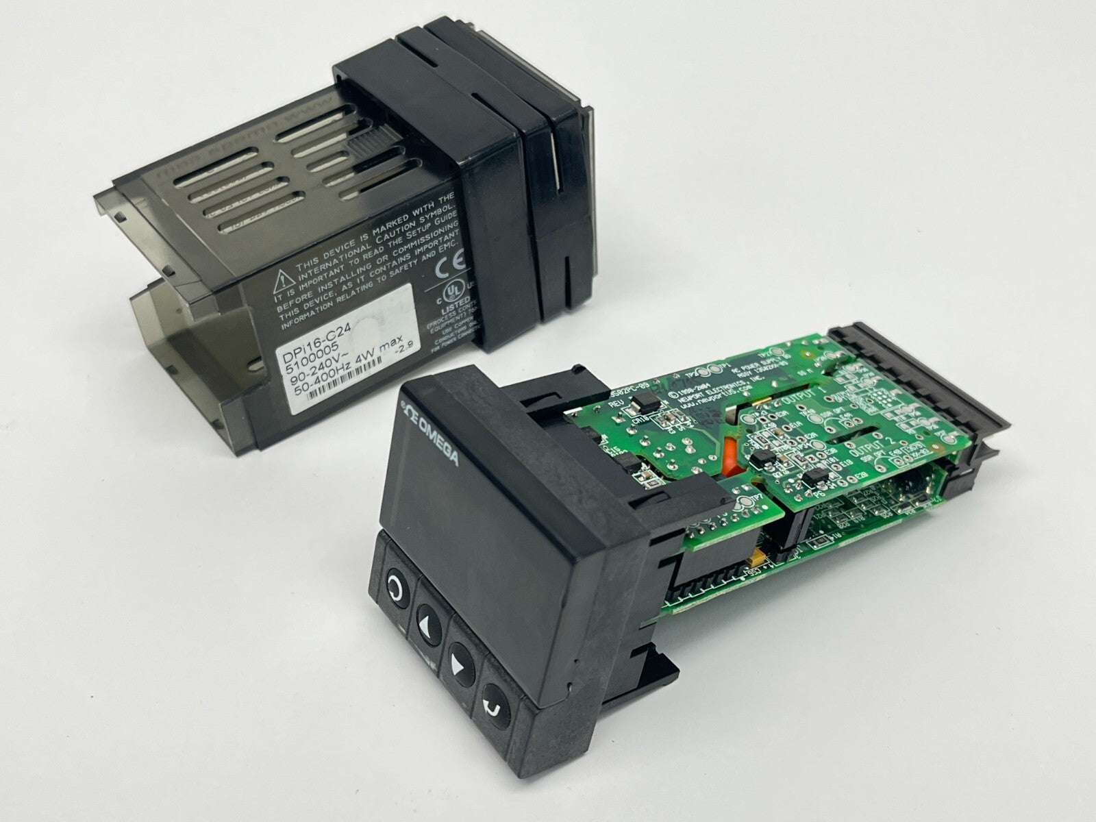 Omega DPi16-C24 Temperature and Process Panel Meter - For parts or not working - Maverick Industrial Sales