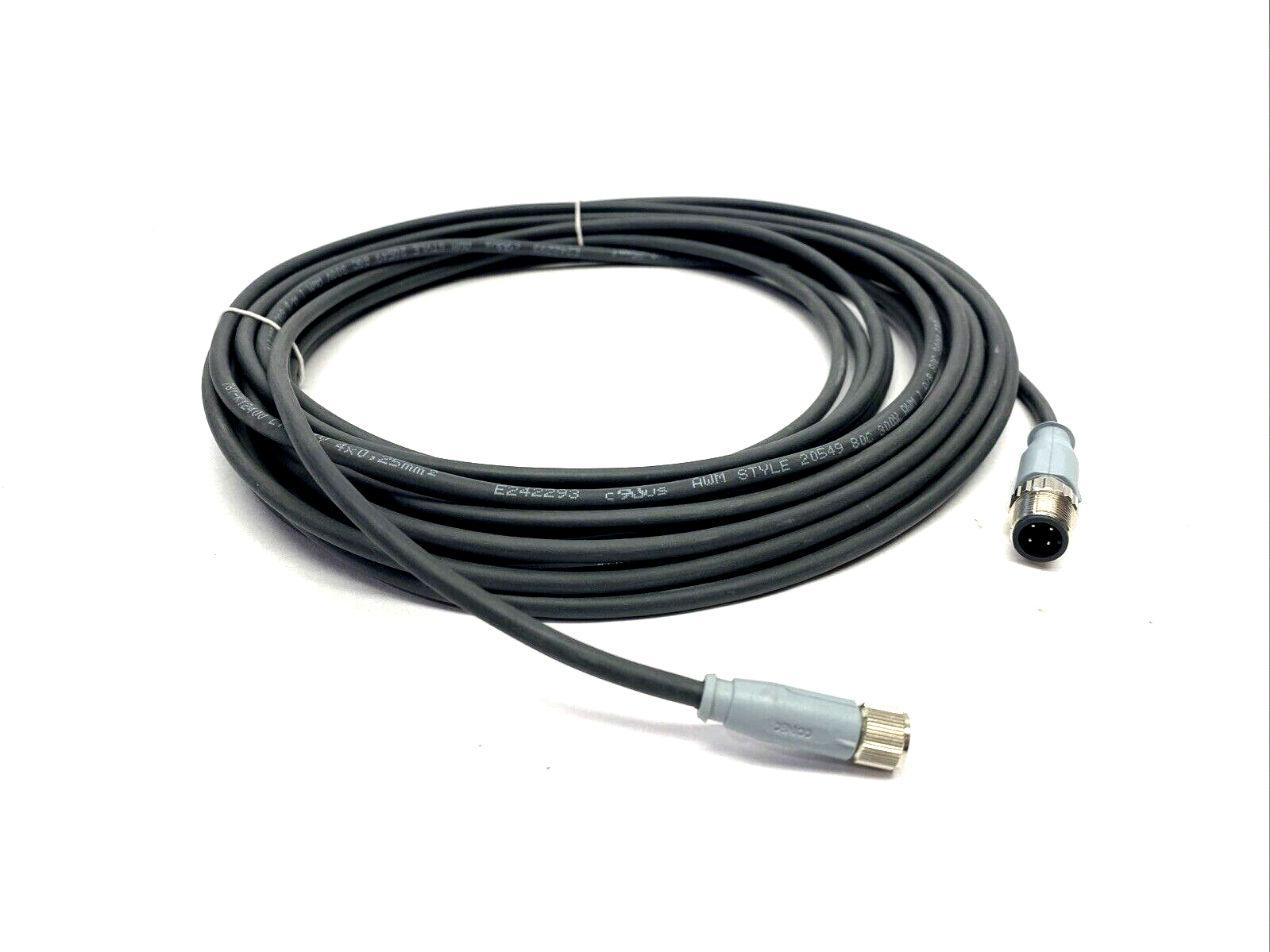 Conec 43-13696 Cordset M12 Male 4-Pin To M8 female 4-Pin SAL-12-RS4-8-RK4-10/K1 - New – Open box - Maverick Industrial Sales