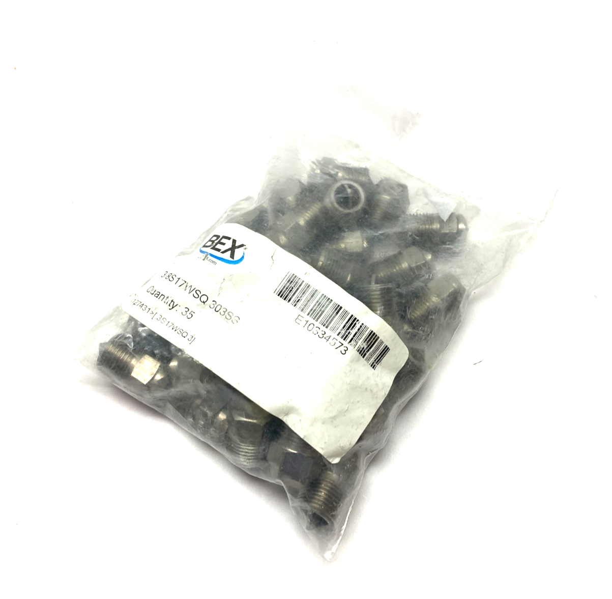 Bex 3/8S17WSQ 303SS Multi-Angle Square Cone Jet Spray Nozzle PKG OF 35 - Maverick Industrial Sales