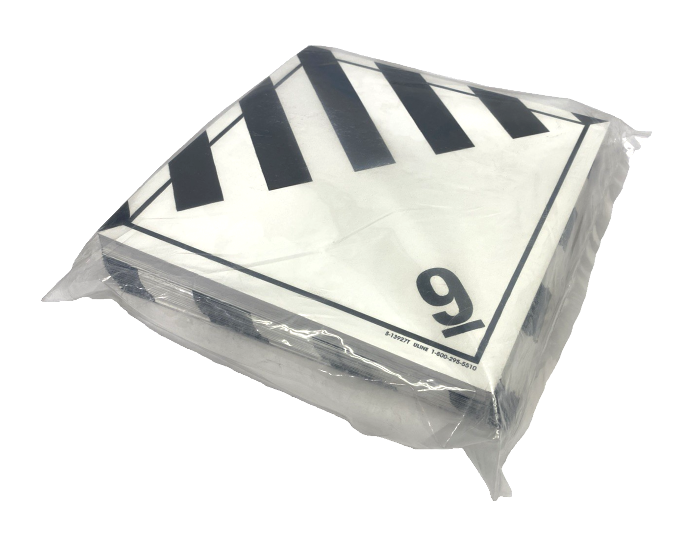 ULINE S-13927T Tagboard Placard, Misc. Dangerous Goods Class 9, 10-3/4" 100-PACK - Maverick Industrial Sales