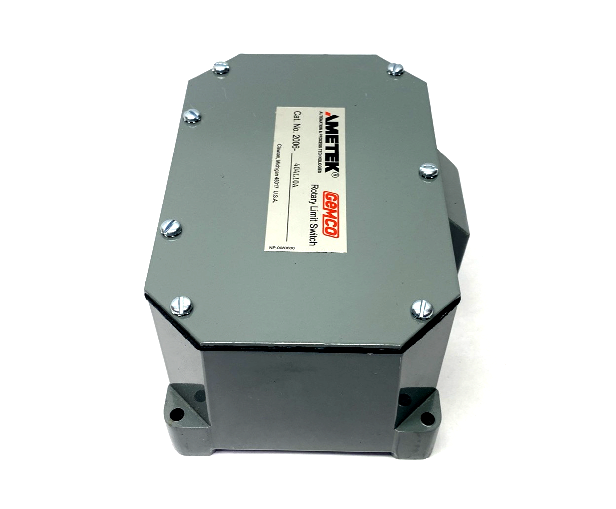 GEMCO Ametek 2006-404L10A Rotary Limit Switch, Geared 10:1 SPDT - New – Open box - Maverick Industrial Sales