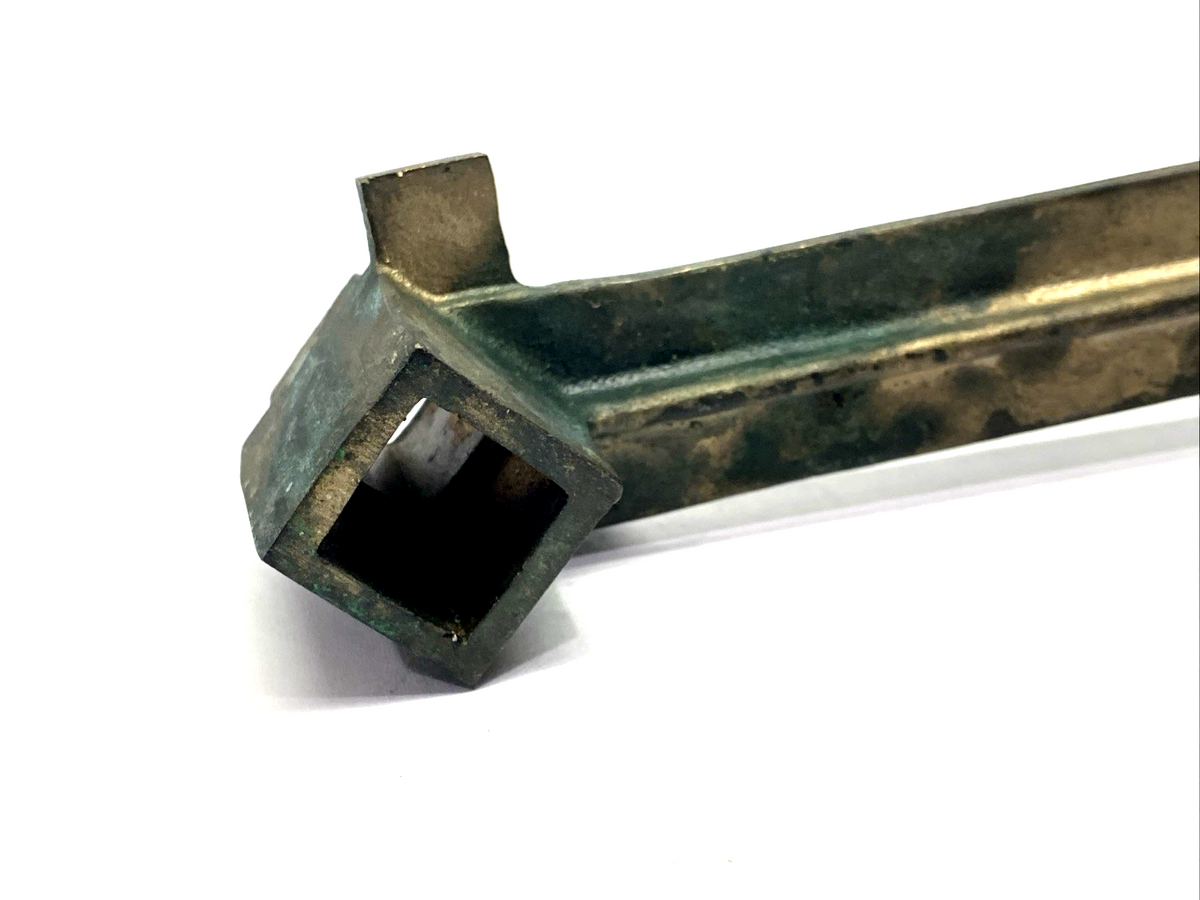 W58S | Ampco Non-Sparking Drum Plug/Bung Wrench, Aluminum Bronze, 15" Length - Used - Maverick Industrial Sales