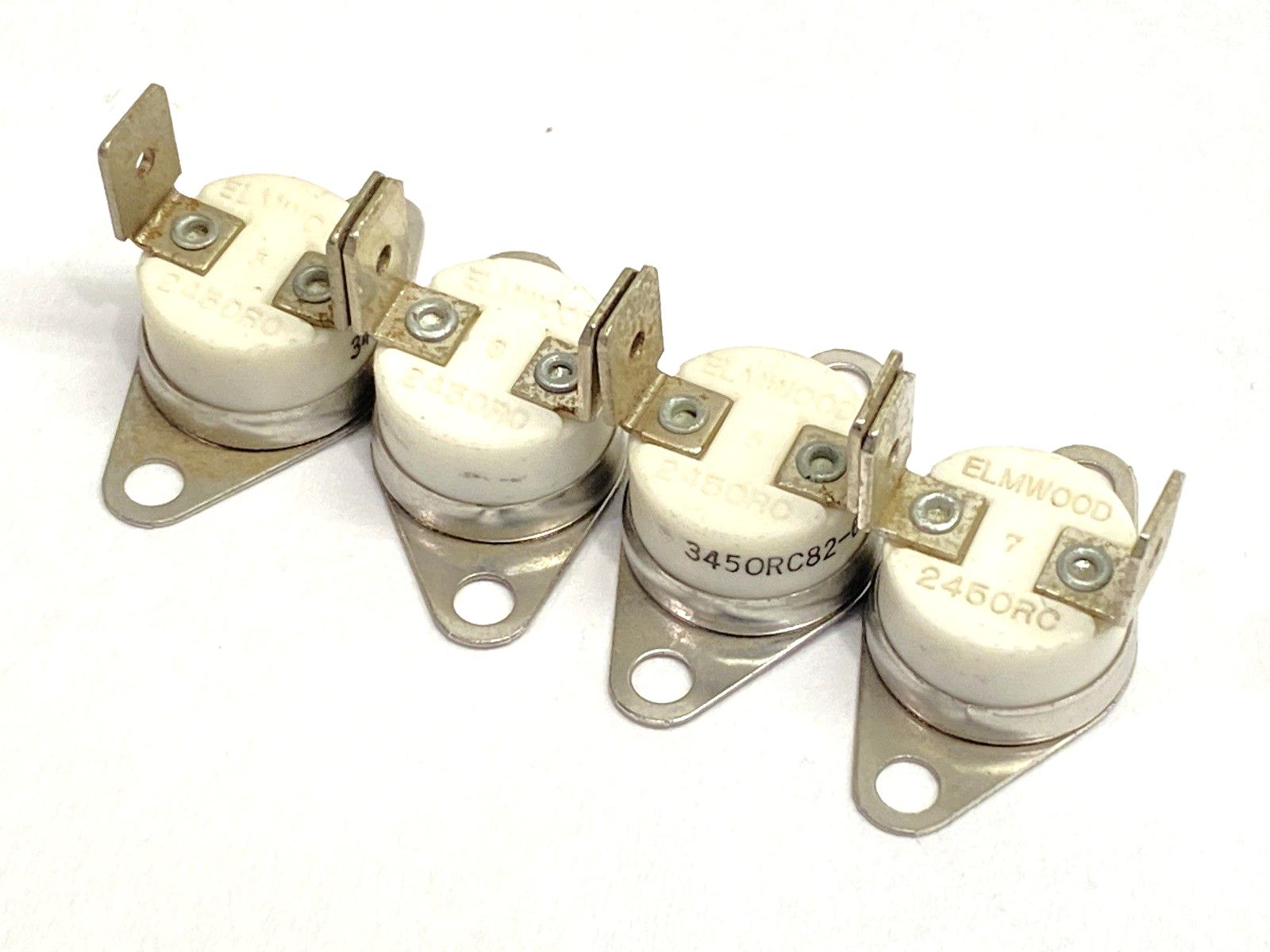 Elmwood 2450RC Ceramic Thermostat Automatic Reset LOT OF 4 - Used - Maverick Industrial Sales