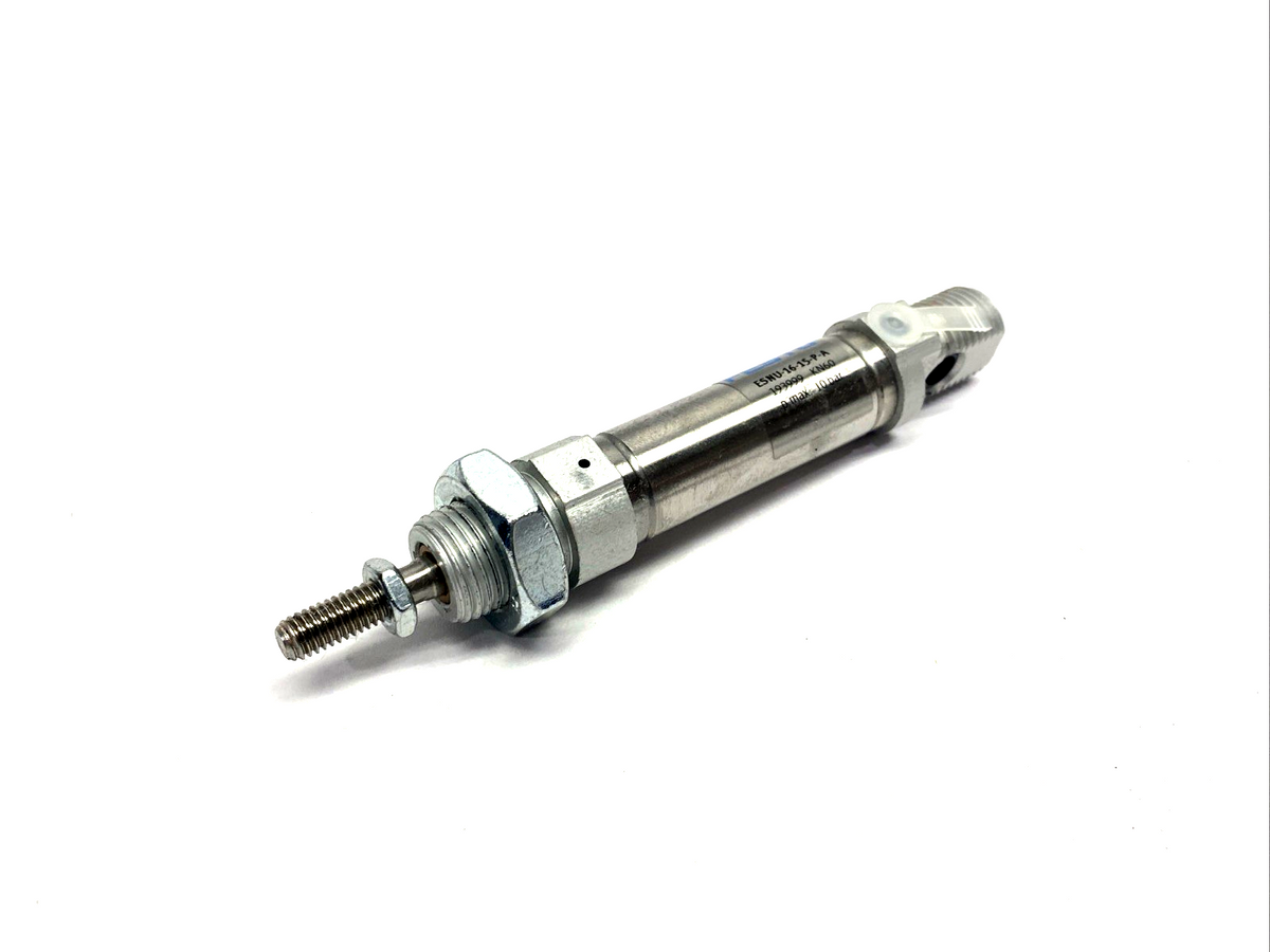 Festo ESNU-16-15-P-A Pneumatic Cylinder 16mm Bore 15mm Stroke 193999 - Maverick Industrial Sales