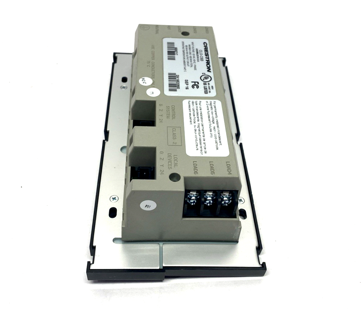 CLS-C6B | Crestron iLux Integrated Lighting System Control MISSING FRONT COVER - Used - Maverick Industrial Sales