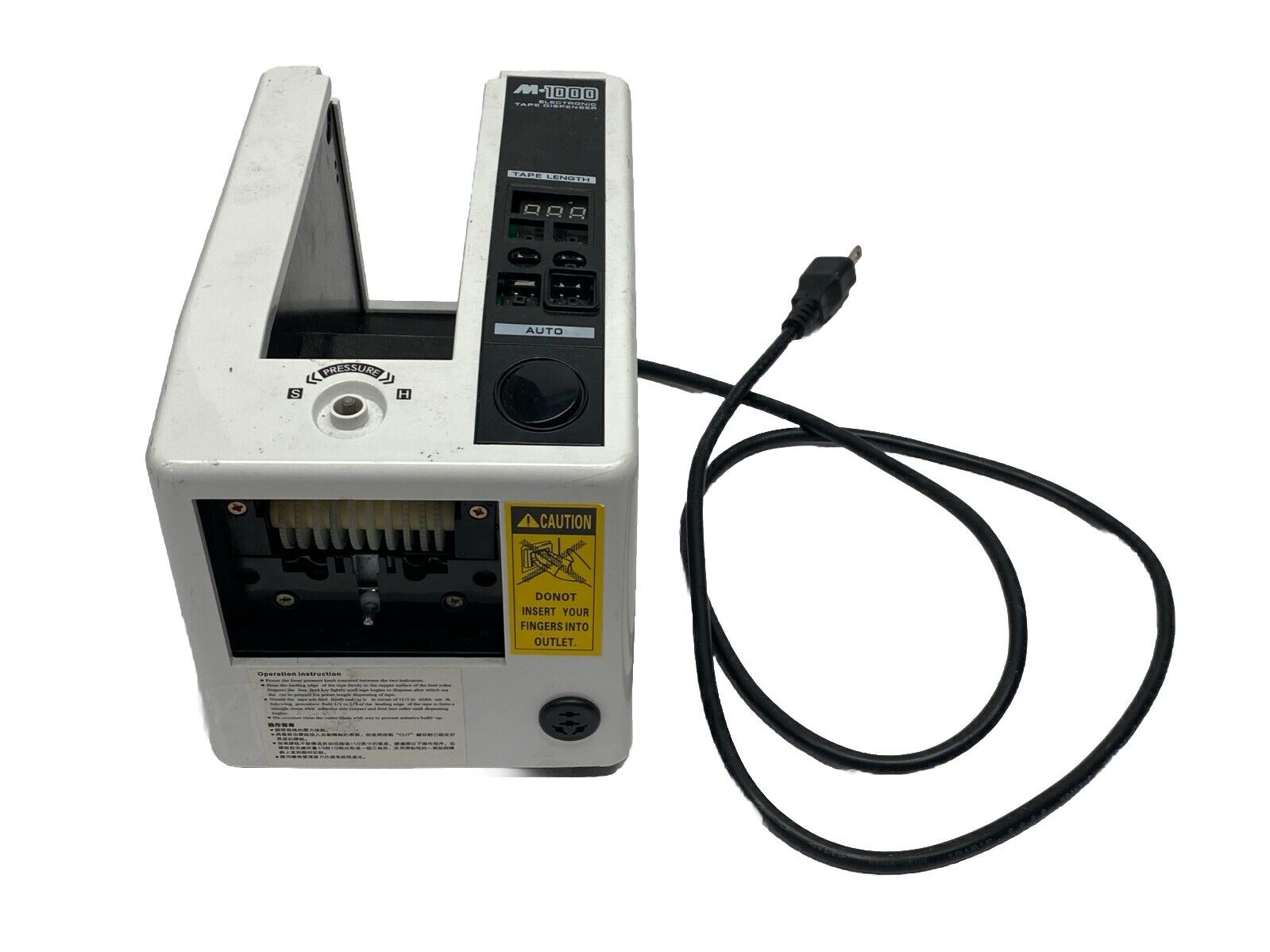 M-1000 Automatic Pressure Sensitive Electronic Tape Dispenser - For parts or not working - Maverick Industrial Sales