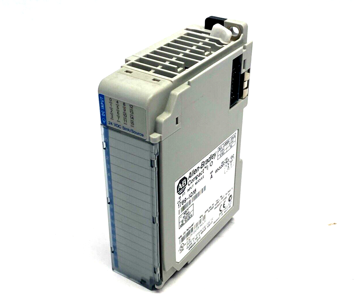 Allen Bradley 1769-IQ16 Ser. A CompactLogix 16 Pt 24VDC D/I Module - Used - Maverick Industrial Sales