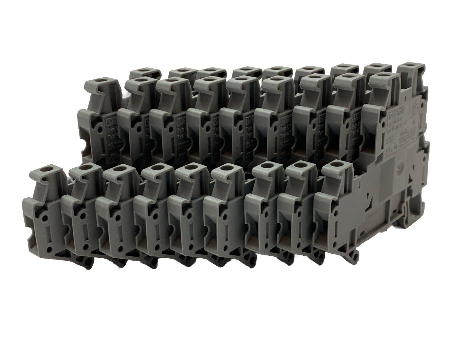 Phoenix Contact UTTB 4-L/N Feed-Through Terminal Block 30A 800V 3044788 LOT OF 9 - Used - Maverick Industrial Sales