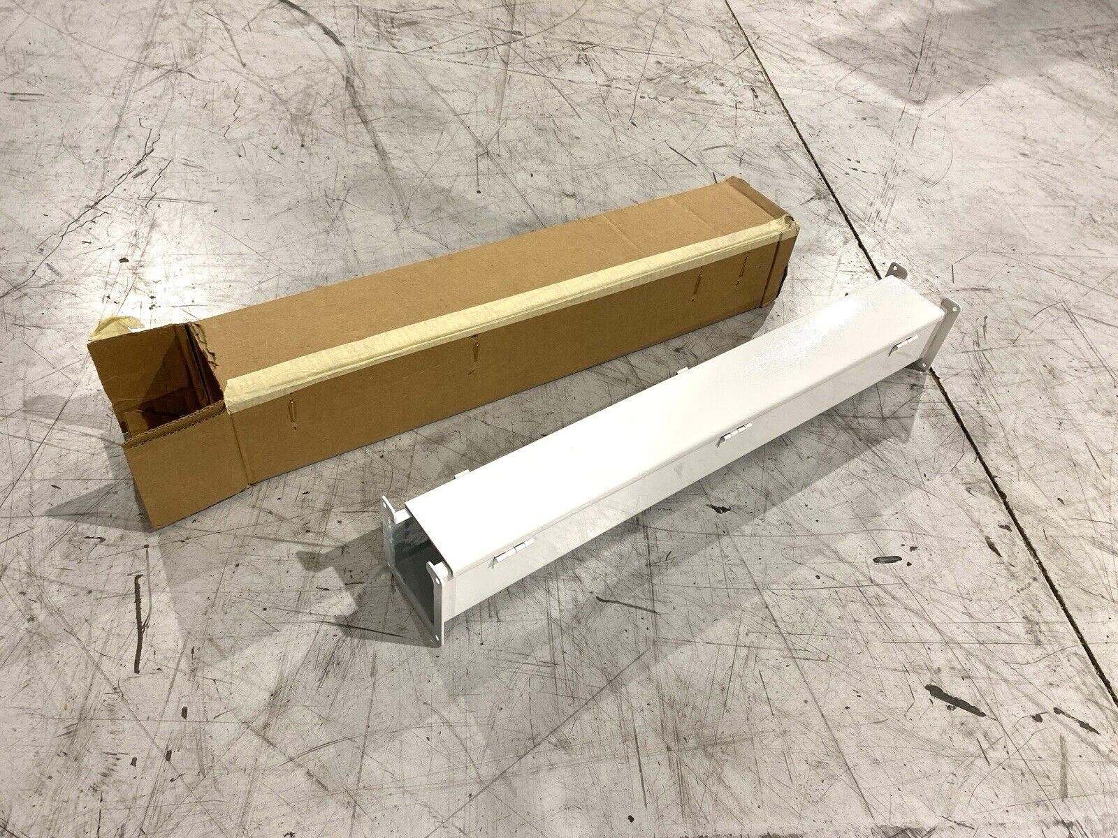 Hoffman F44L36 Straight Section Wireway, White - New – Open box - Maverick Industrial Sales